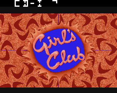 Girls Club - The Fantasy Dating Game Title Screen